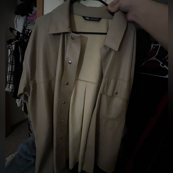 Zara Leather Jacket - Picture 2 of 4